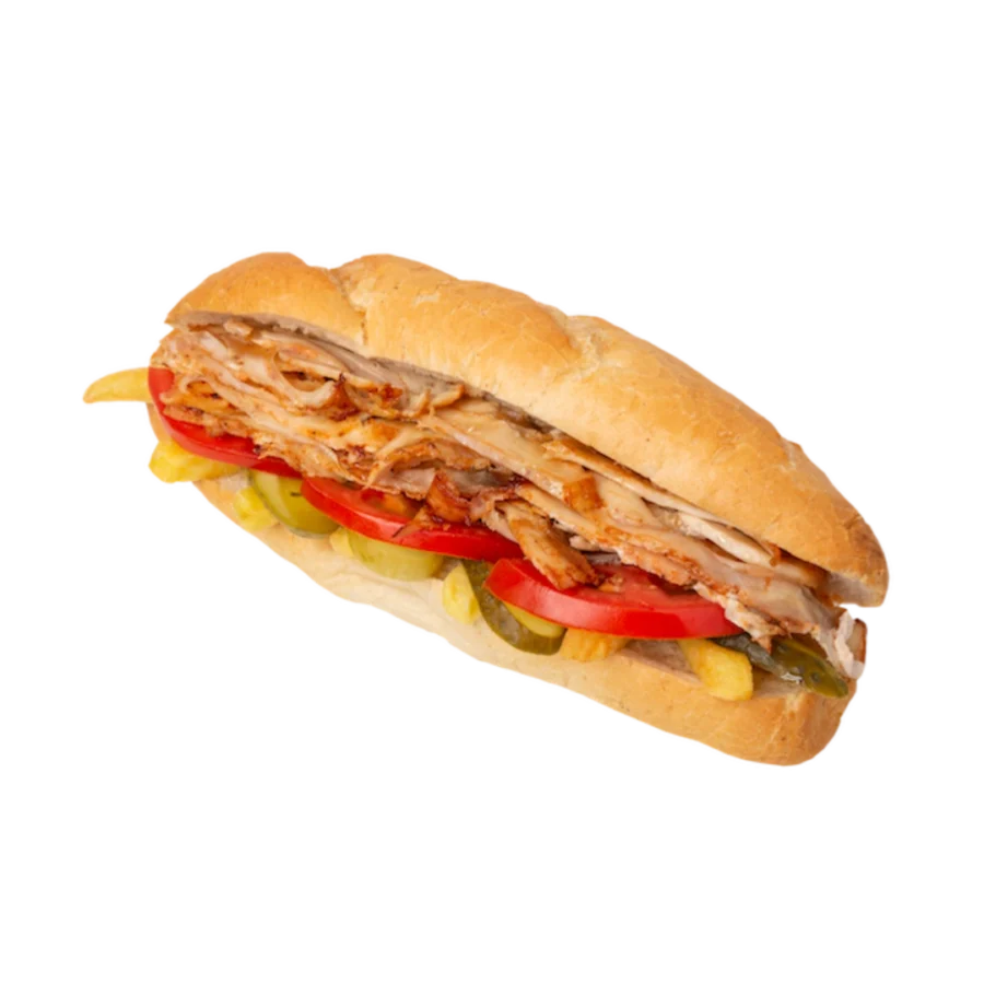 Tavuk Döner Ekmek arası Baget